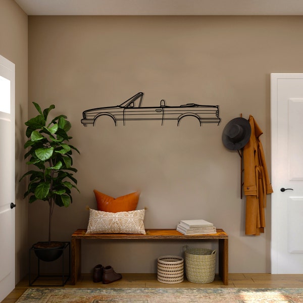 Bmw E30 Car Wall Decor, Bmw E30 Metal Wall Art, Etsy