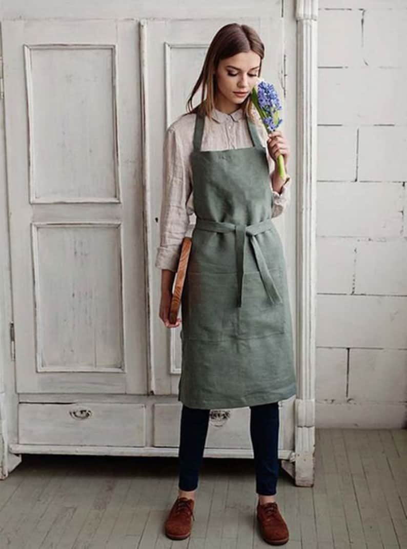 Modern Apron /PDF Sewing Pattern/Digital Instant Download /Unisex Apron /OneSize /Step by Step Illustrated/Sewing instructions /A4-A0-Letter image 4