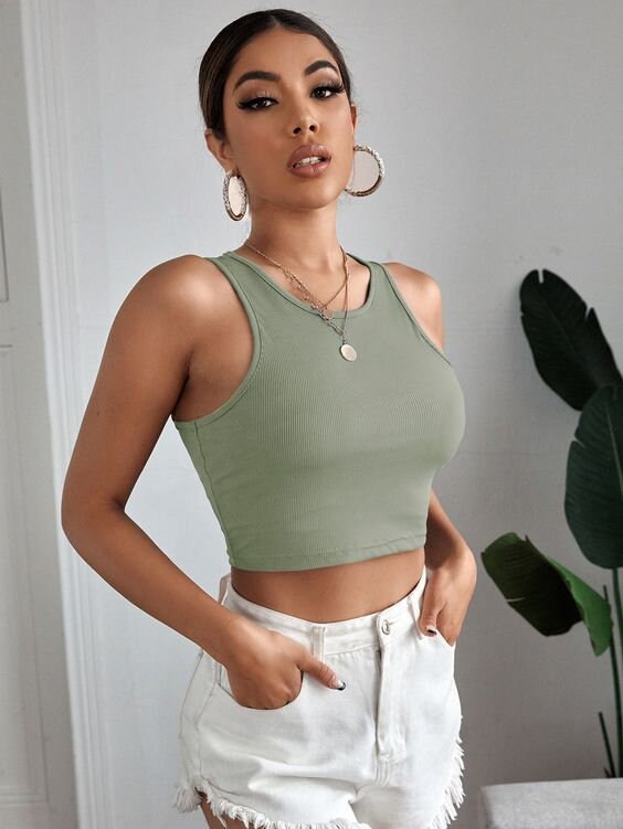 Crop Tank Top Sewing Pattern: XS-XL Sizes (a4-a0-letter) (PDF