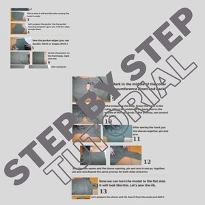 Kıds Hoodıe/Chıld Hoodie pattern/Pictured step-by-step explanation/Kıds sewıng/Instant Download/Pattern PDF sewıng/Sıze:116-164/A0-A4-Letter image 8