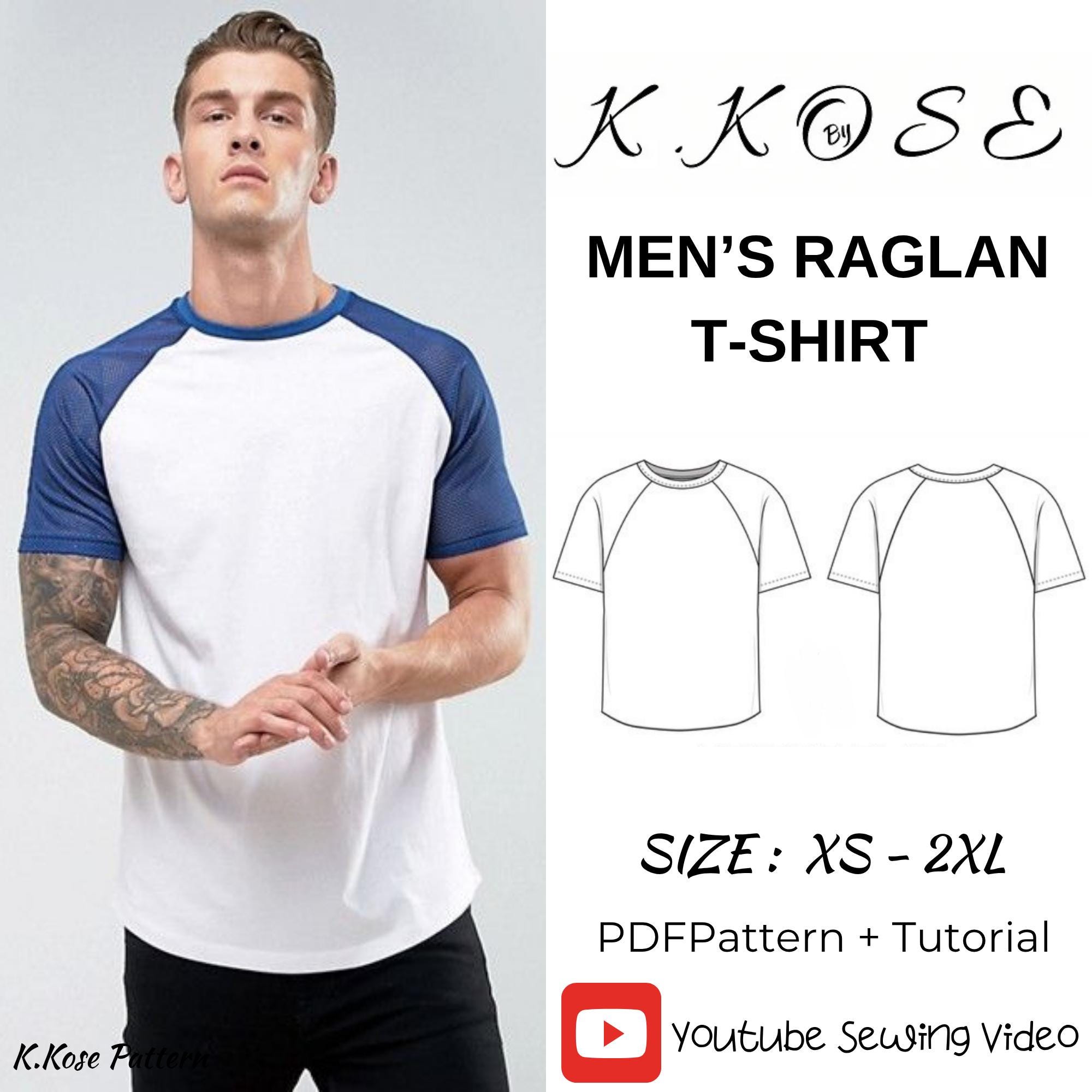 Gildan Men's Raglan Baseball Tees - Pack Of 2, 3XL Size, White With Navy & Red Sleeves