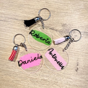 Personalisierte Schlüsselanhänger aus Acryl