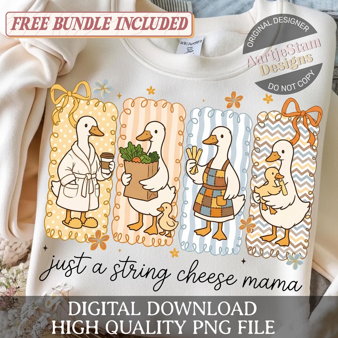 Just A String Cheese Mama Era Png, Funny Coquette Silly Goose Mom Png ...