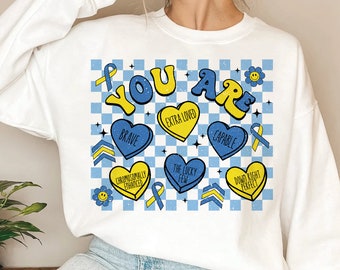 You Are Strong PNG, The Lucky Few, Down Syndrome Awareness Digital Download, Word Down Syndrome Day PNG, 3:21 Down Syndrome Sublimation