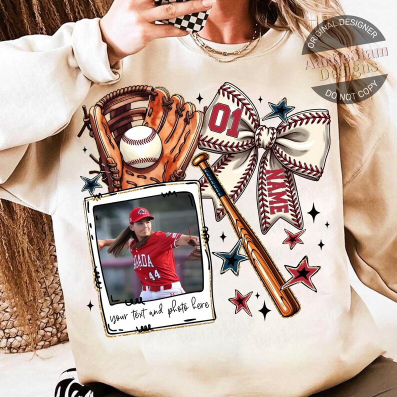 CUSTOM Template Baseball Photo Insert Png, Editable Baseball Photo PNG ...