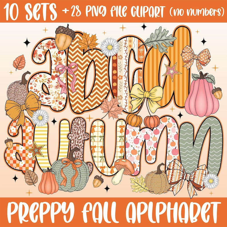 Retro Preppy Fall Floral Alphabet Png,coquette Floral Letters for ...