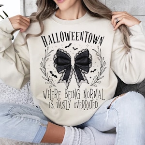 Halloweentown Png, Coquette Halloween Png, Retro Halloween Png, Witch Png, Spooky Season Png, Halloween Sublimation Designs