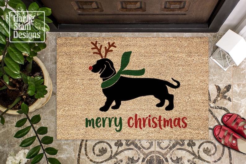 Christmas Doormat Svg Bundle, Xmas Door Mat Digital Download, Christmas