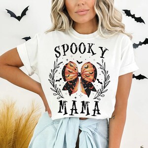Spooky Mama Png, Coquette Halloween Png, Fall Png, Witch Png, Retro Halloween Png, Spooky Season Png, Halloween Sublimation Designs