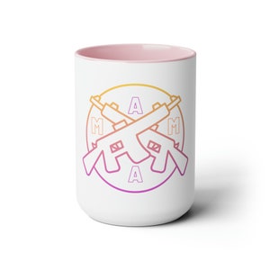 Mama Rifle Two-Tone Coffee Mug 15oz