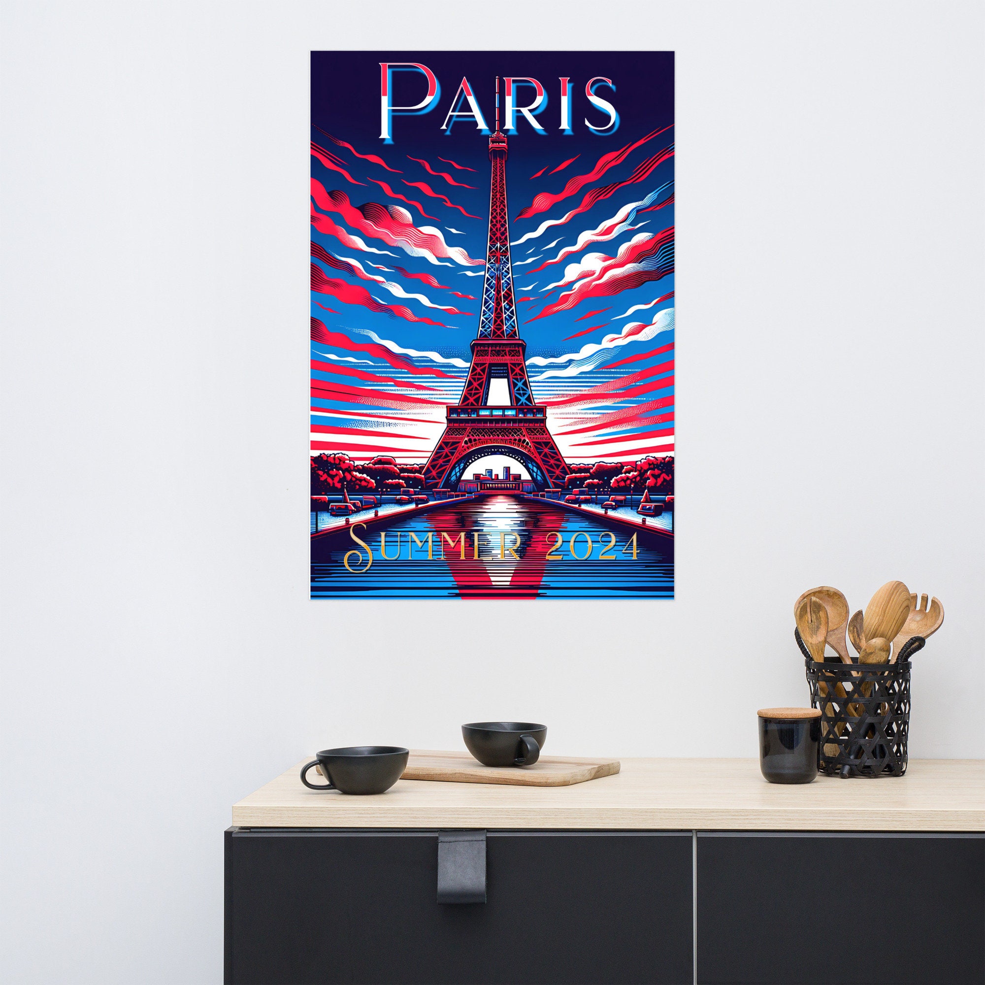 Discover Paris Frankreich Sommerspiele 2024 Poster