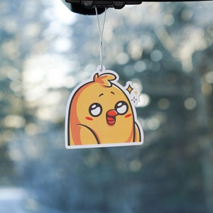 Cute Little Chick Air Freshener,  Scented car Air Freshener, Car Accessories, Car Charm, Car Ornament, Car Décor, Cute Car Freshener,Freshie
