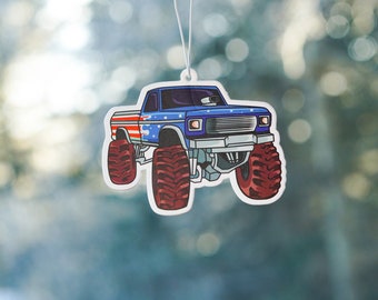 Odświeżacz powietrza o zapachu Monster Truck, odświeżacz powietrza do samochodu, akcesoria samochodowe, wystrój samochodu, uroczy odświeżacz powietrza do samochodu, odświeżacz do samochodu, prezent dla niego