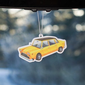 Yellow Car Scented Air Freshener, Car Air Freshener, Car Accessories, Car Charm, Car Ornament, Car Décor, Cute Car Freshener, Car Freshie