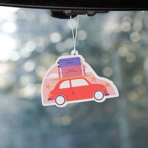 Travel Car Scented Air Freshener, Car Air Freshener, Car Accessories, Car Charm, Car Ornament, Car Décor, Cute Car Freshener, Car Freshie