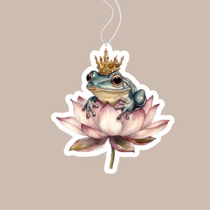 Frog Prince Air Freshener, Cute Car Air Freshies, Scented Car Freshener, Car Accessory, Car Décor, Gift for him/her, Fantasy Lover Gift