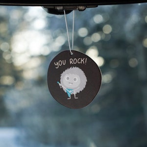 You Rock Scented Air Freshener, Car Air Freshener, Car Accessories, Car Charm, Car Ornament, Car Décor, Cute Car Freshener, Car Freshie,