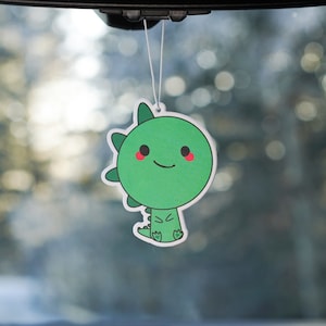 Cute Dino Scented Air Freshener, Car Air Freshener, Car Accessories, Car Charm, Car Ornament, Car Décor, Cute Car Freshener, Car Freshie