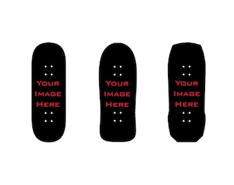 CUSTOM FINGERBOARD - You supply the graphics and we make it - 5 ply maple wood - Professional fingerboard deck - made to last by Lean City