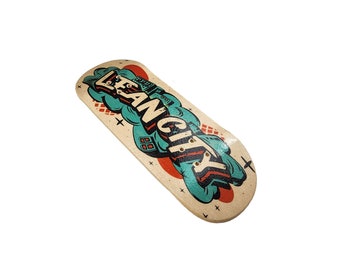 LEAN CITY FINGERBOARD - 5 ply maple wood - Original graphics - Professional fingerboard deck - 97*34mm - made to last by Lean City