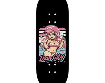 LEAN CITY FINGERBOARD - 5 ply maple wood - Original graphics - Professional fingerboard deck - 97*34mm - made to last by Lean City
