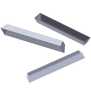 CURB MOLD STL - Wydrukuj w 3D własne formy rampy podstrunnicy - Slappy Curb Fingerboard Obstacle - Zaprojektowane przez Lean City