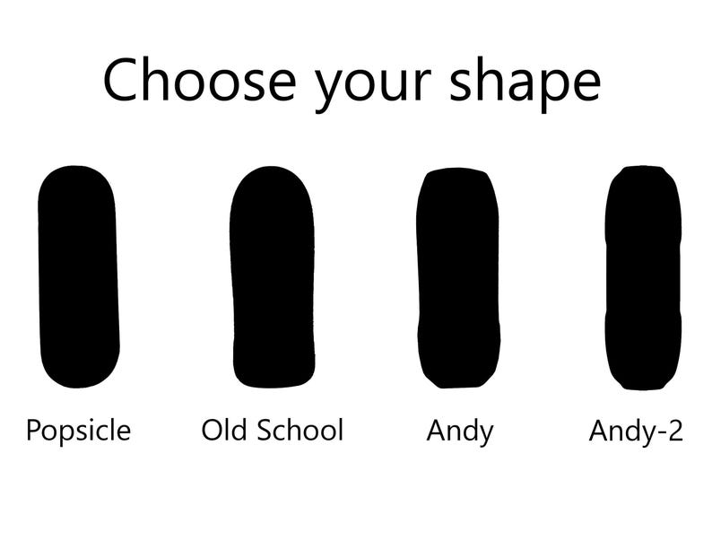 Diapasón LEAN CITY - Tabla con forma - Madera de arce de 5 capas - Gráficos originales - Diapasón profesional - 97*37 mm - de Lean City imagen 5