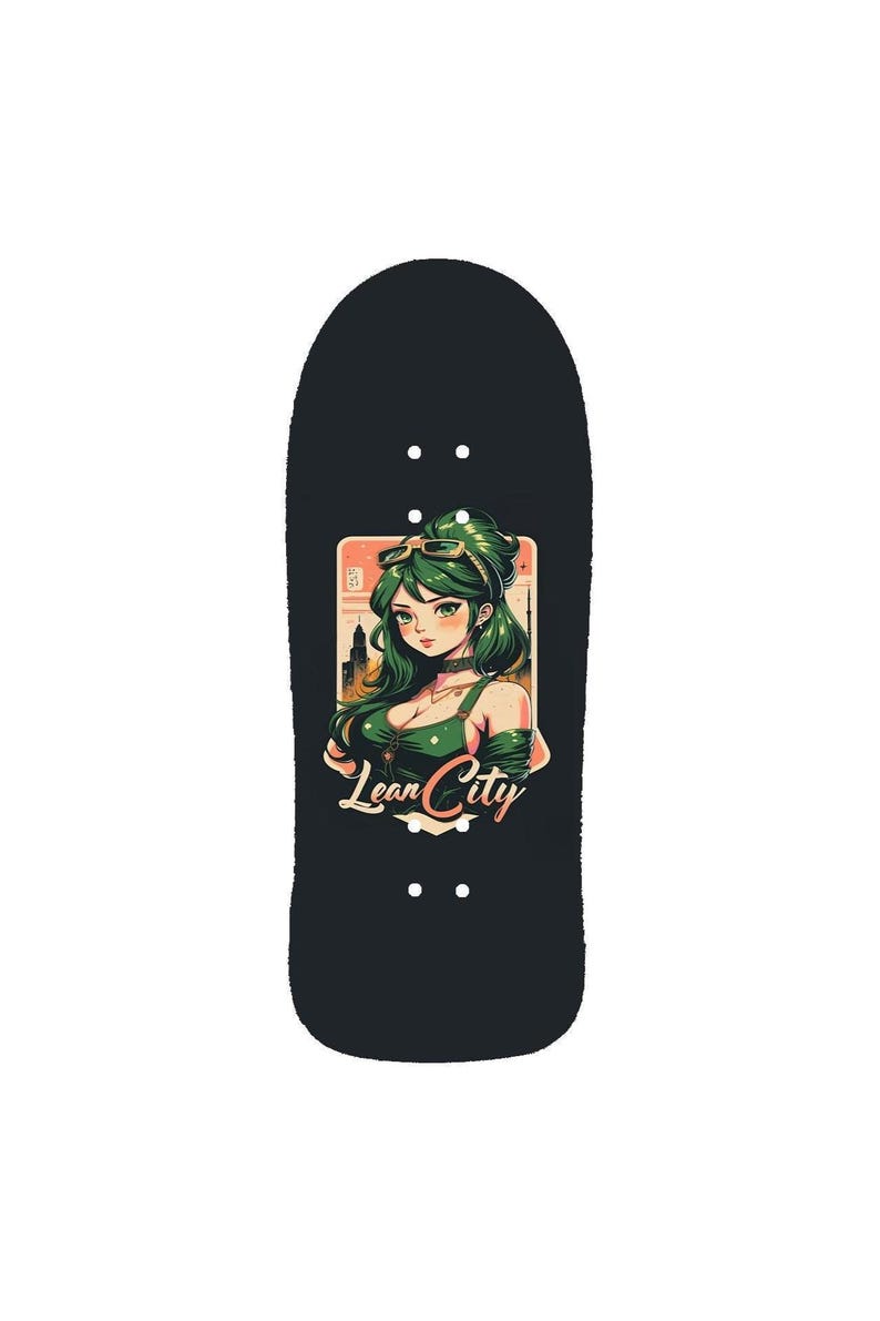 Diapasón LEAN CITY - Tabla con forma - Madera de arce de 5 capas - Gráficos originales - Diapasón profesional - 97*37 mm - de Lean City imagen 1