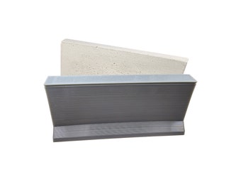 MOLDE PARA BARRERA DE JERSEY - Obstáculo de barrera de jersey - flexible, resistente al agua, reutilizable, fabricado para durar por Lean City