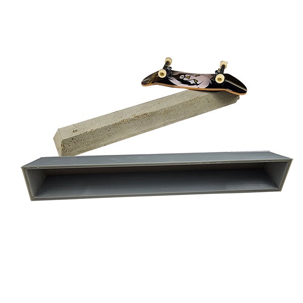 FINGERBOARD CURB MOLD - slappy curb obstacle - parking block - flexible, water resistant, reusable, made to last by Lean City