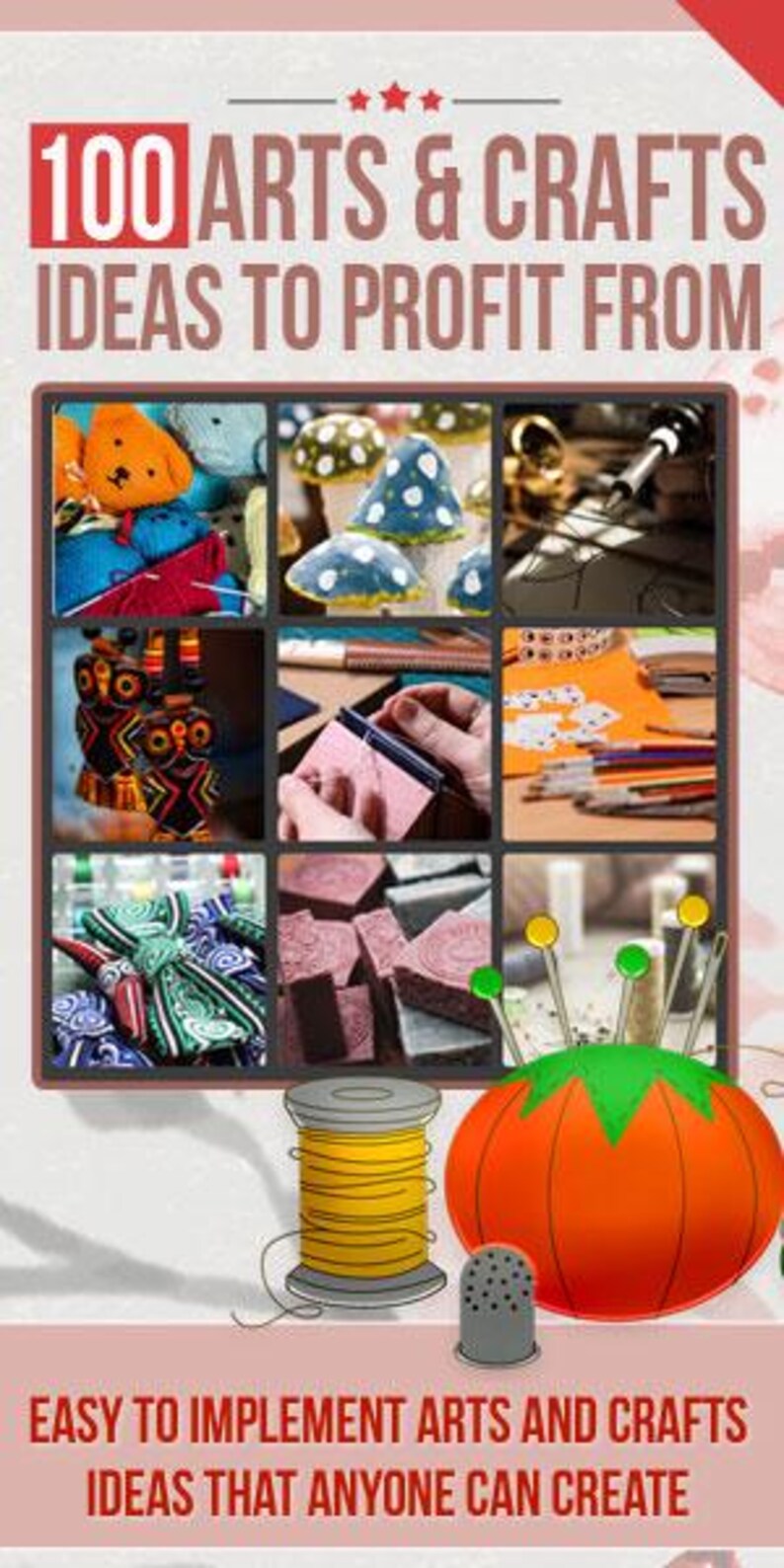 100 Easy Arts and Crafts Ideas - 34-page Ebook Guide on How to Craft - Etsy