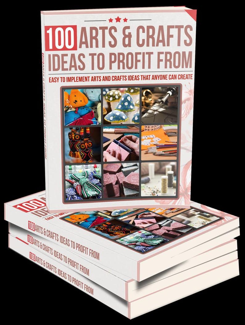 100 Easy Arts and Crafts Ideas - 34-page Ebook Guide on How to Craft - Etsy