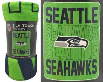 Seattle Seahawks Northwest Plush Raschel Blanket Throw