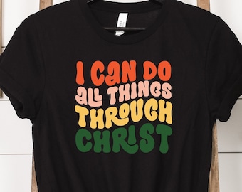 All Things Through Christ Shirt Youth Theme T-Shirt Youth Theme Shirt Youth Camp Matching Tee LDS Youth Theme LDS Young Women Camp Custom