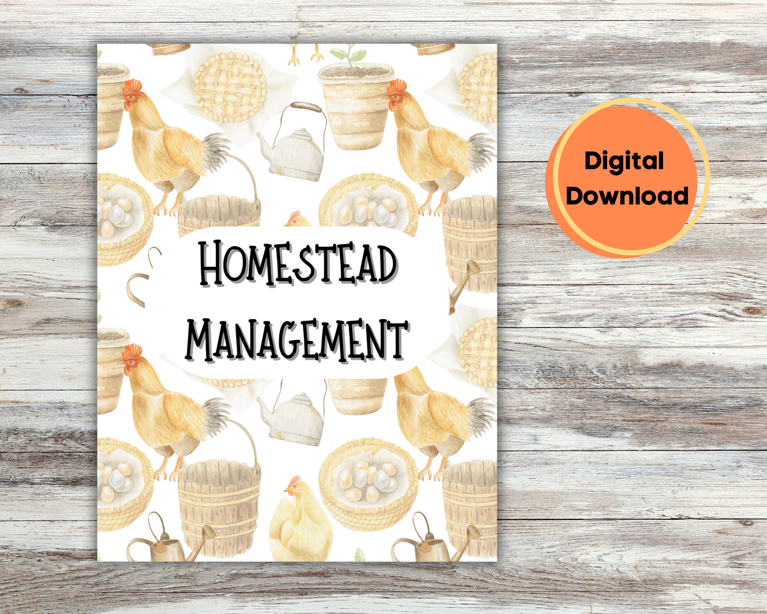 HUGE Generic Farm Planner, Printable Homestead Planner, Ranching ...