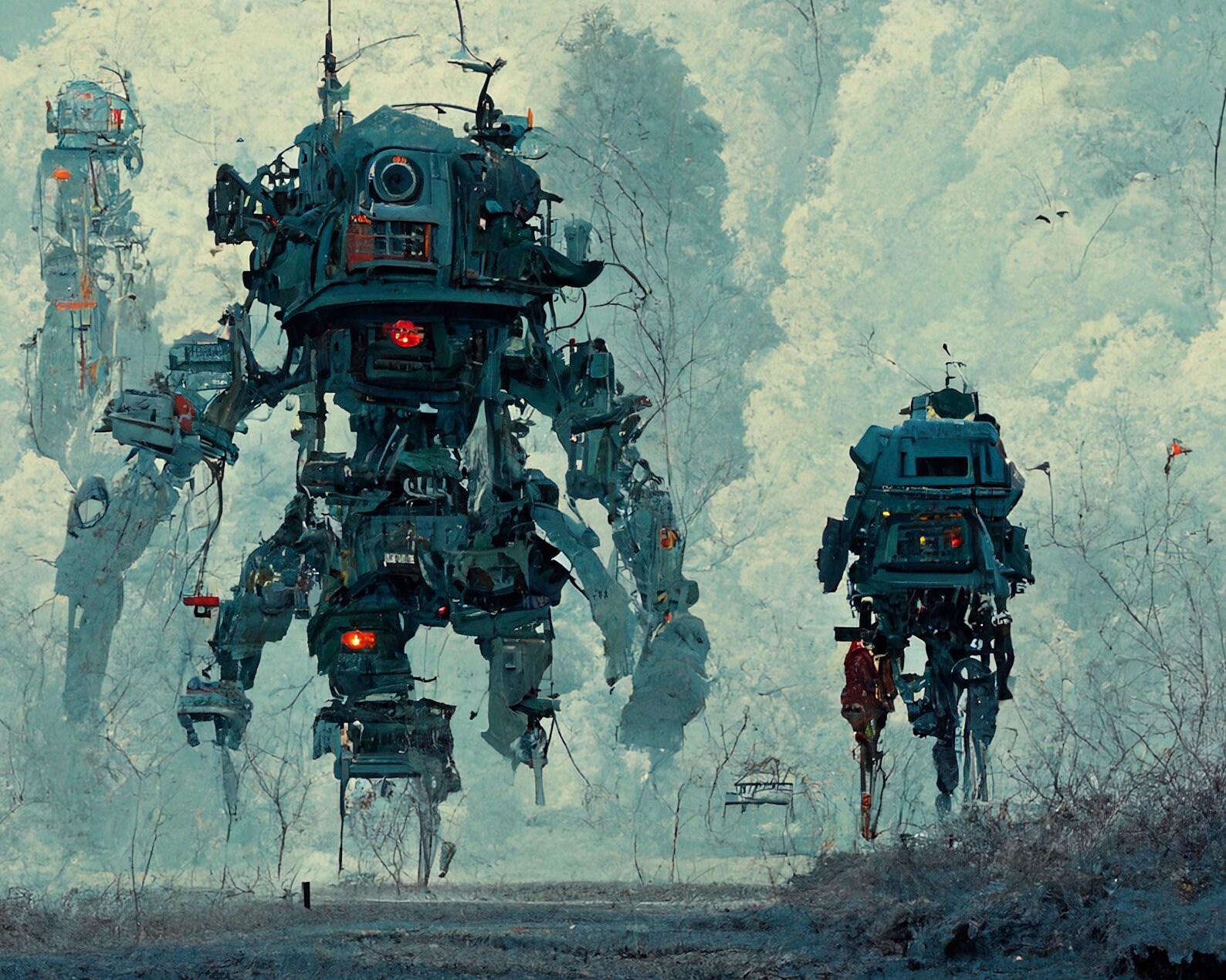Machine Sentinel γ | Sci Fi Fantasy Art | Computer Generated Artwork ...