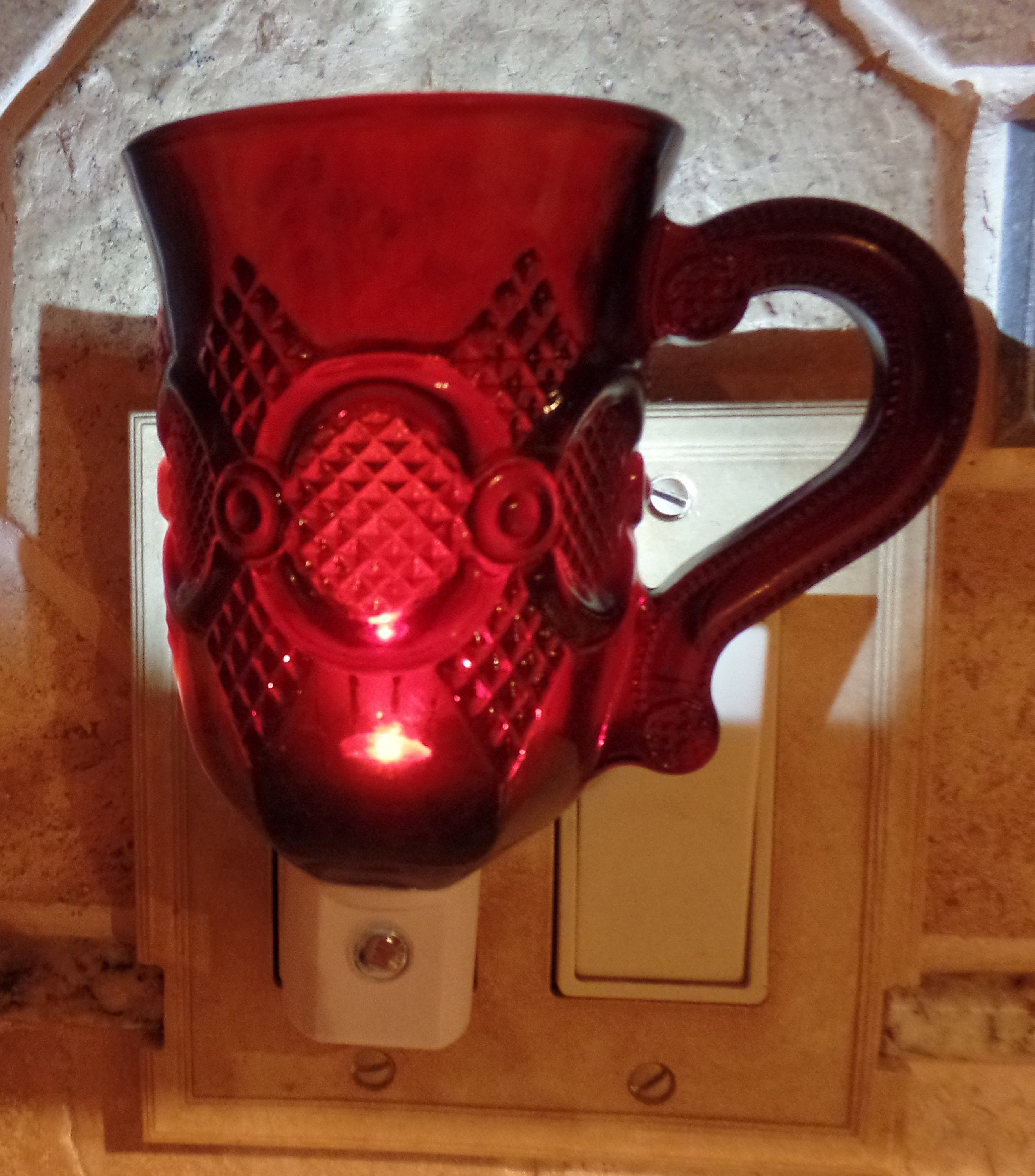 Avon Cap Cod Tall Glass Cup Custom Made LED Night Light Etsy