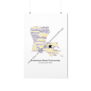 Louisiana State University Wall Decor | Alumni and Graduation Gifts