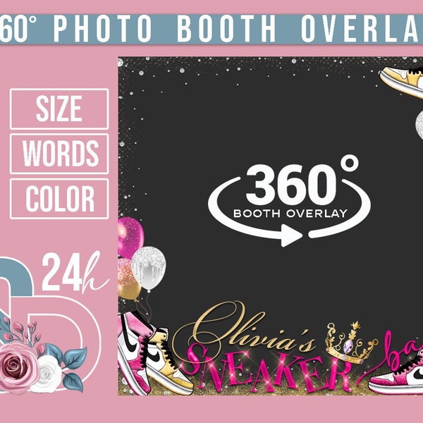 Sneaker Ball Photo Booth Overlay Etsy