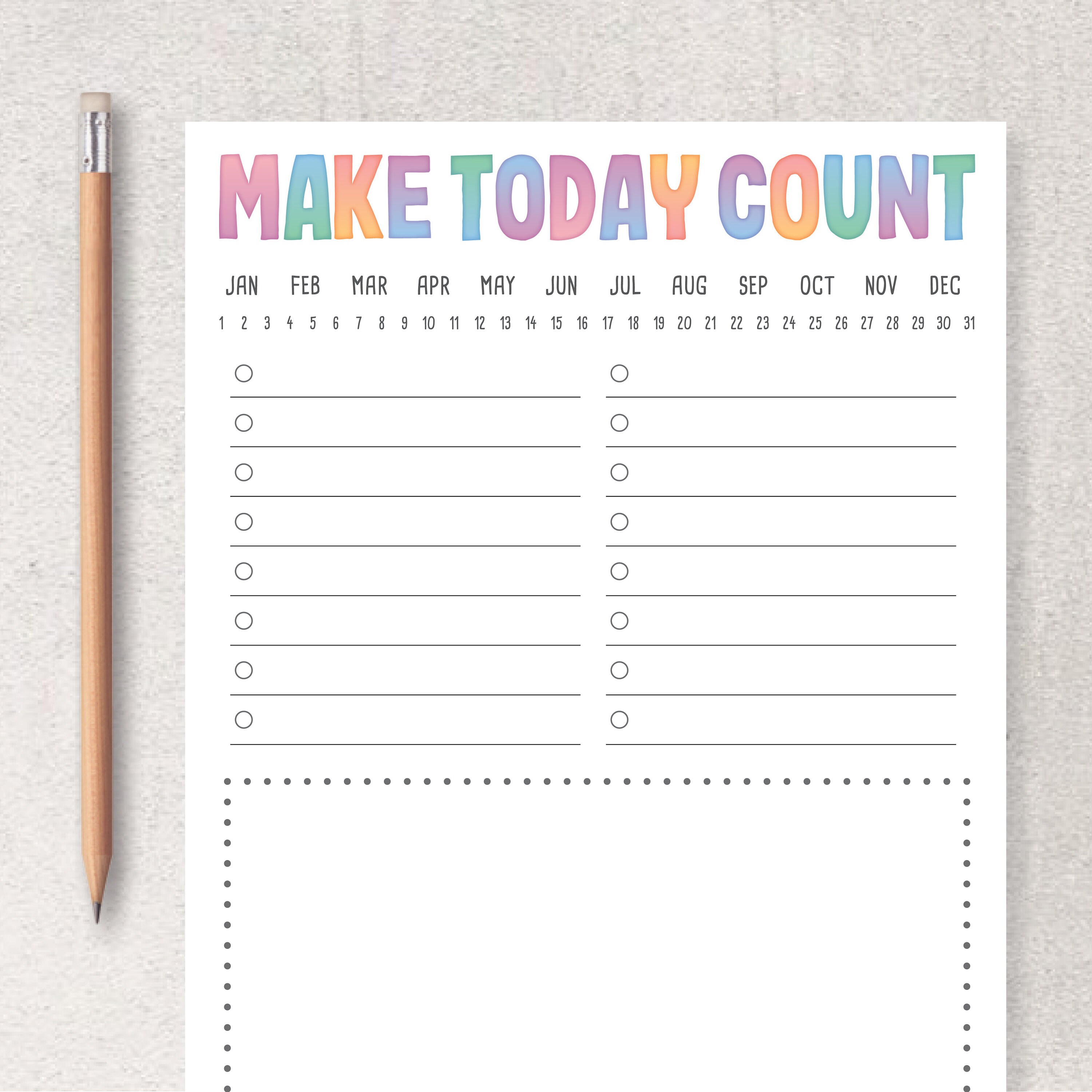 Printable Daily To-do List - Etsy