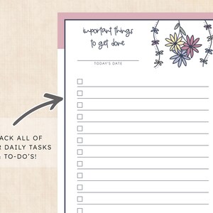 printable to-do list