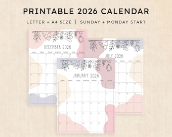 Kalender 2026 · Rustikale Rhapsody