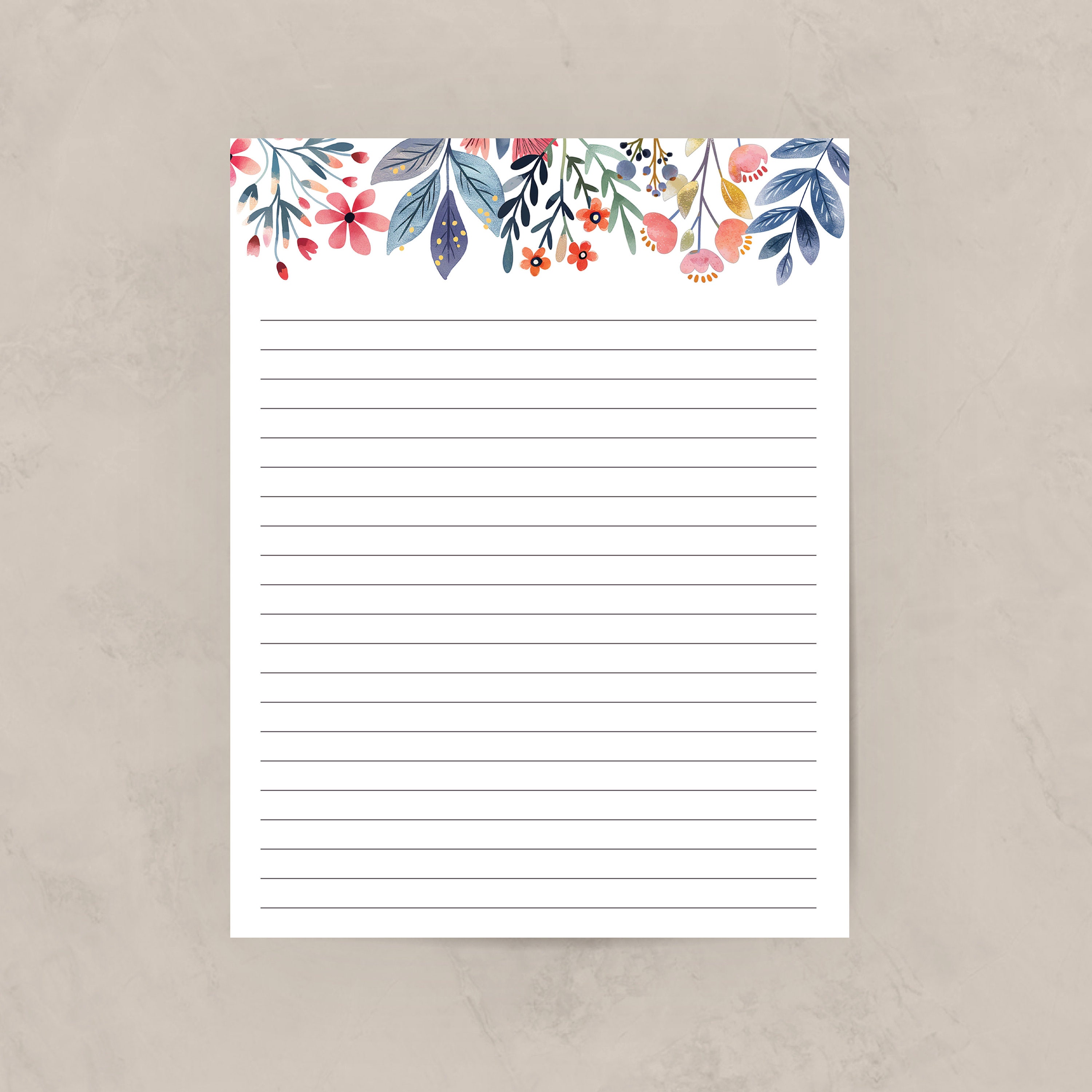 Cute Printable Stationery - Etsy