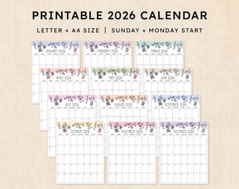 Kalender 2026 · Sunlight Solace