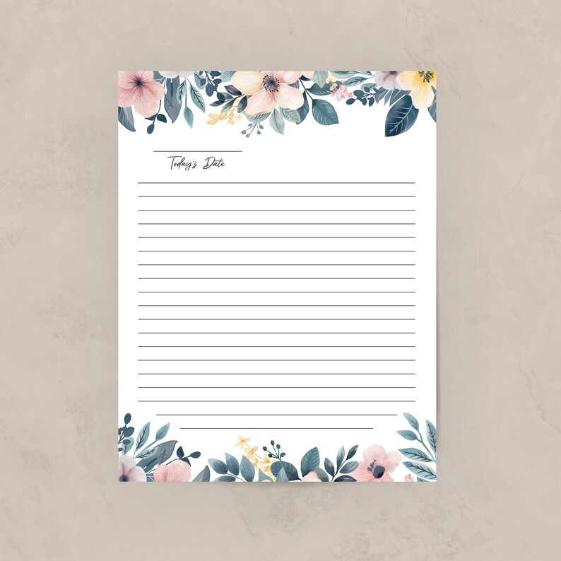 Cute Printable Stationery - Etsy