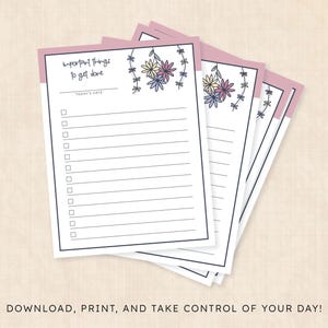 printable to-do list
