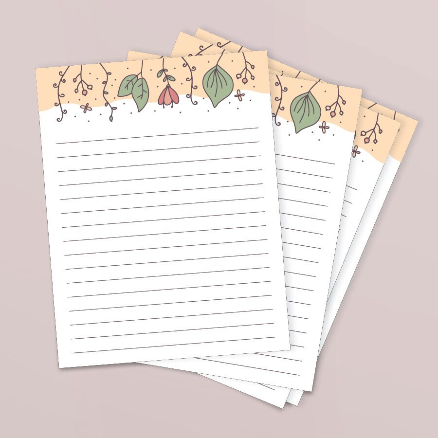 Cute Printable Stationery - Etsy