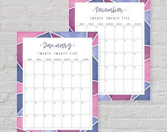 Printable 2024 Calendar - Etsy