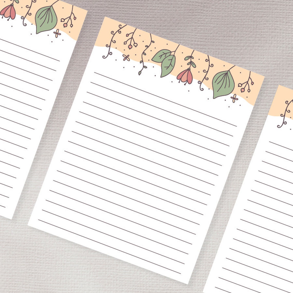 Cute Printable Stationery - Etsy