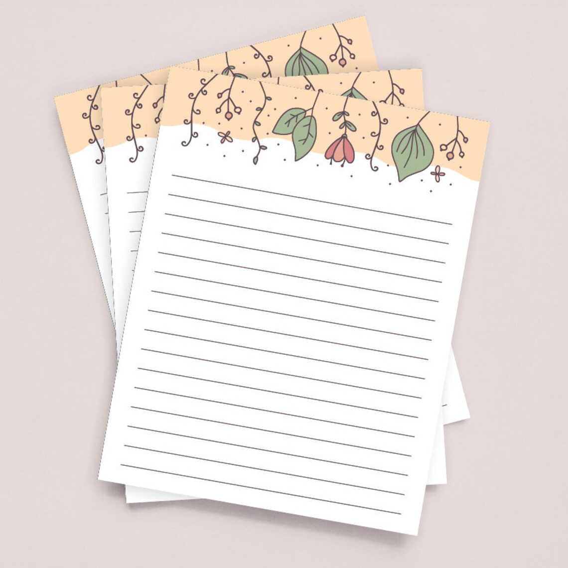 Cute Printable Stationery - Etsy